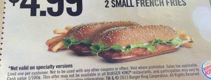 Burger King is one of Flame Broiled Badge.
