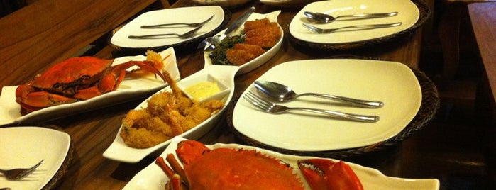 Jacobo's Seafood and Grill is one of สถานที่ที่บันทึกไว้ของ Kimmie.