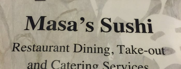 Masa's Sushi is one of fav restaurants.