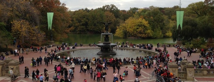 Bethesda Fountain is one of NYC.