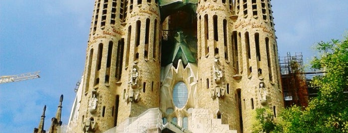 The Basilica of the Sagrada Familia is one of barca.