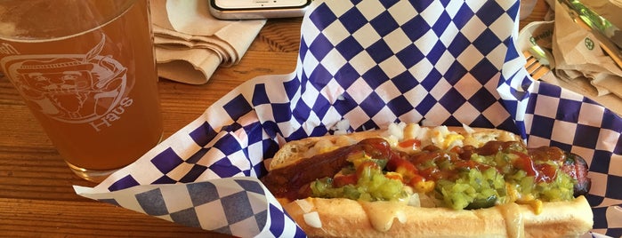 München Haus is one of America's Best Hot Dog Joints.