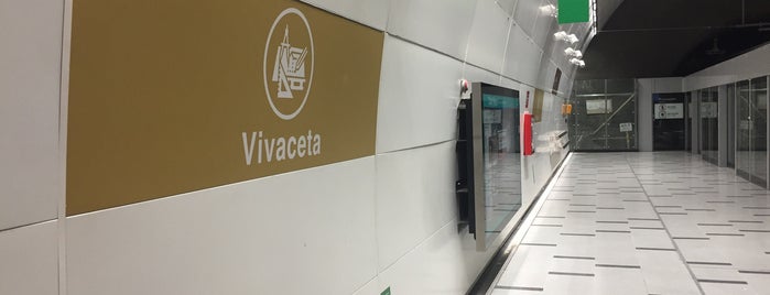 Metro Vivaceta is one of Estaciones del Metro de Santiago.