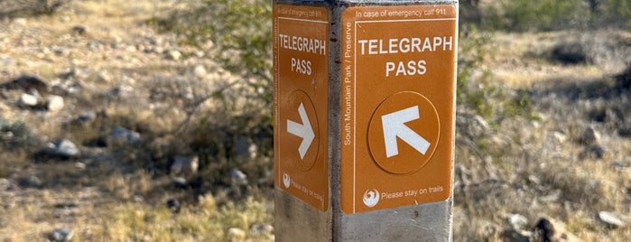 Telegraph Pass Trailhead is one of PHX.