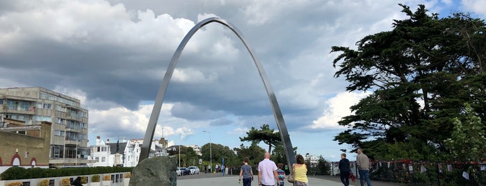 The Step Short Centenary Arch is one of Folkestone.
