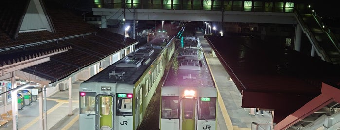 Gumma-Fujioka Station is one of 都道府県境駅(JR).