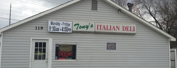 Tony's Italian Deli is one of Interesting places to eat.