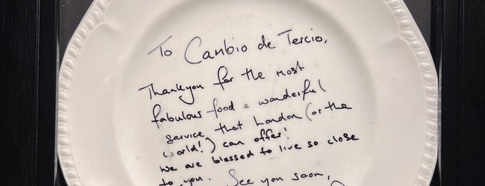 Cambio de Tercio is one of London Restaurants.