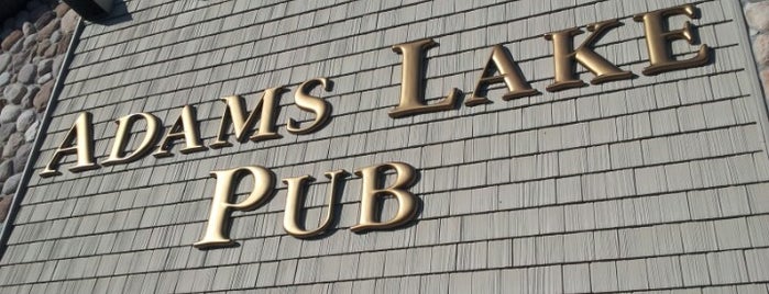 Adam's Lake Pub is one of Locais curtidos por Cathy.