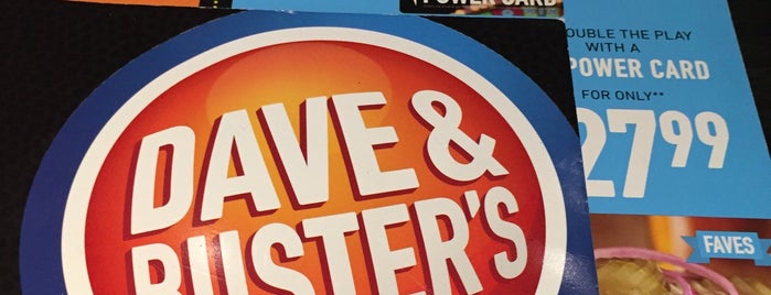 Dave & Buster's is one of Visited.