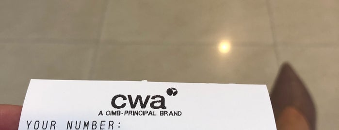 CIMB Wealth Advisors HQ is one of CWA Branch Offices.