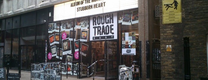 Rough Trade East is one of london.