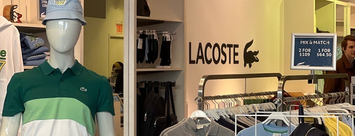 Lacoste Outlet is one of LUGARES VISITADOS.