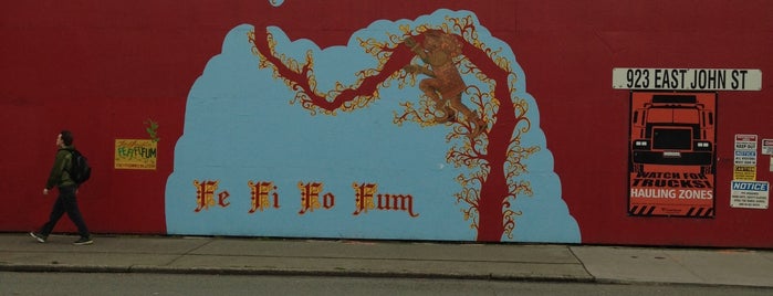 Fe Fi Fo Fum by Tory Franklin is one of Public Art in Seattle: Broadway.