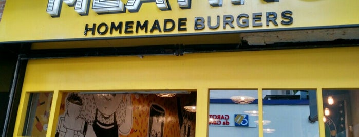 Meating Homemade Burgers is one of Tempat yang Disukai Natália.