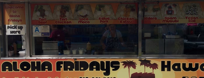 Aloha Fridays is one of LA Food Trucks.