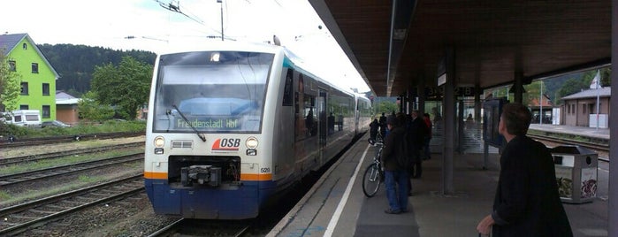 Bahnhof Hausach is one of Locais salvos de German.