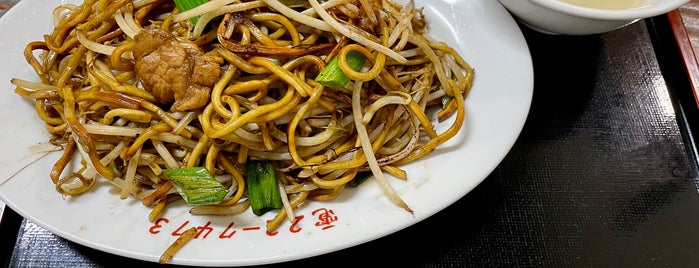 天龍 is one of Restaurant/Fried soba noodles, Cold noodles.