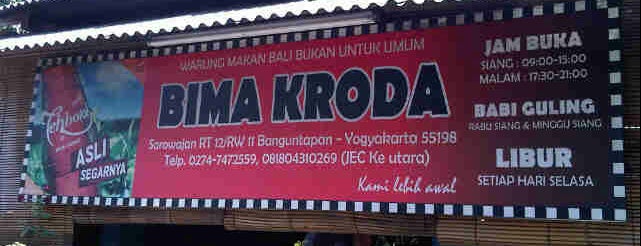Warung Makan Bali Bima Kroda is one of Locais salvos de Kimmie.