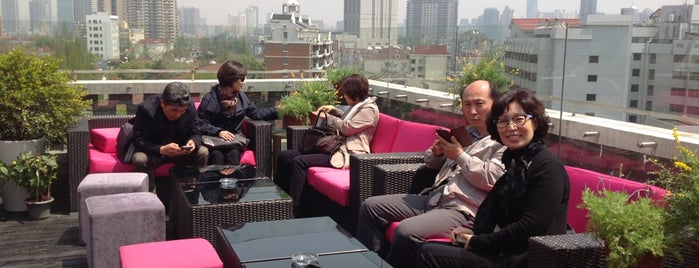 Azul Tapas Lounge is one of Shanghai "Al Fresco".