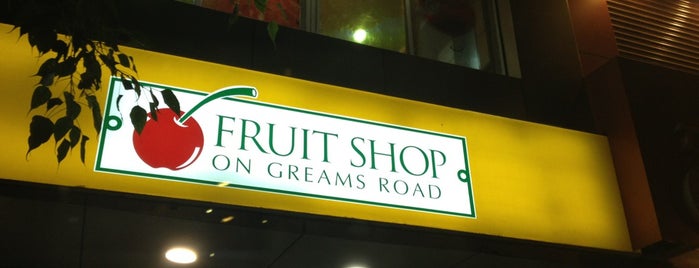 Fruit Shop On Greams Road is one of Lugares guardados de Maya.