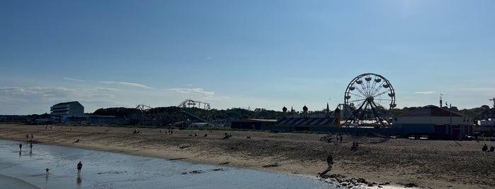 Old Orchard Beach Beach is one of Miles and Kara visit July 2023.