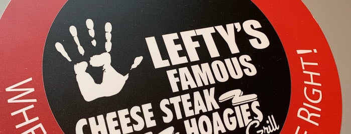 Lefty's Famous Cheese Steak Hoagies is one of Kristeena’s Liked Places.