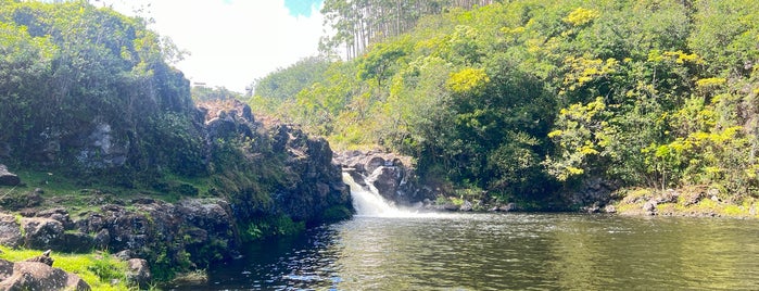 Kamaee falls is one of Big Island Hawaii.