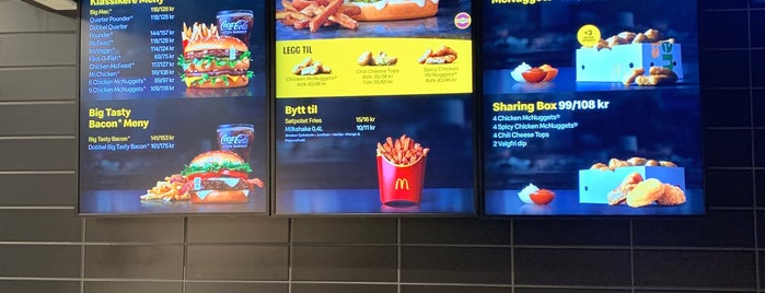 McDonald's is one of Free Wi-Fi/Gratis Wi-Fi in Oslo, Norway.