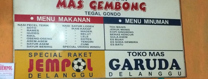 Warung Makan Soto Terik 'Mas Gembong' is one of makan.