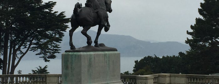 Ruy Diaz de Bivar / El Cid Campeador statue is one of Golden Gate Park.