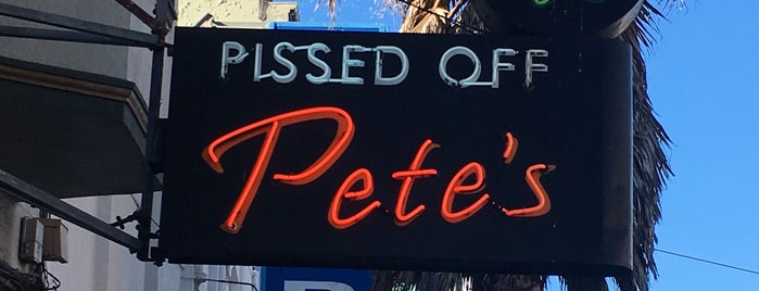 Pissed Off Pete's is one of SF Bars (not in The Mission).