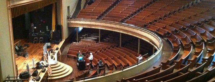 Ryman Auditorium is one of Nashville.