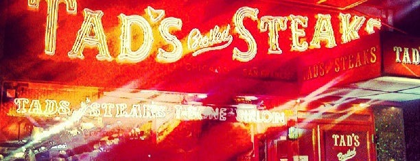 Tad's Steaks is one of Еда.