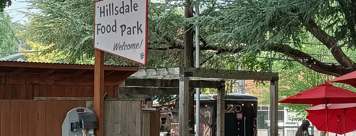 Hillsdale Food Park is one of PDX eats and drinks.