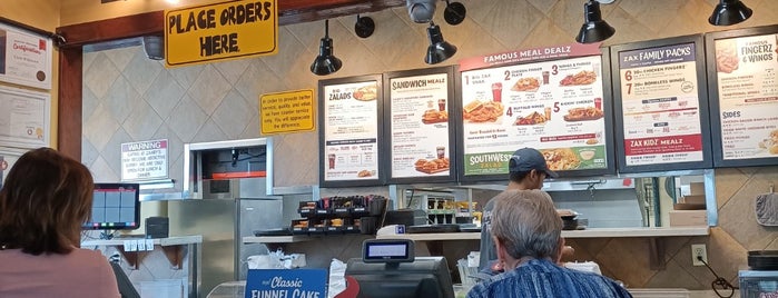 Zaxby's Chicken Fingers & Buffalo Wings is one of The 13 Best Places for Fried Onions in Jacksonville.