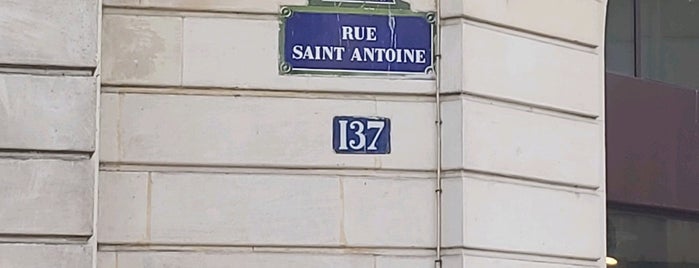 Rue Saint-Antoine is one of Paris.