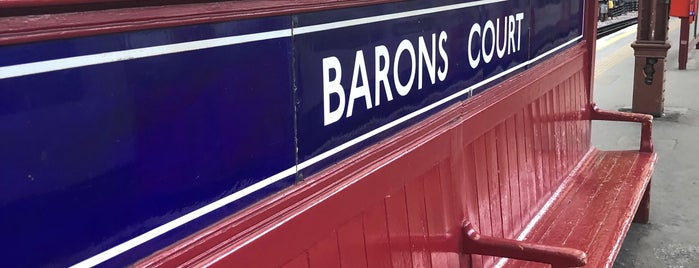 Barons Court London Underground Station is one of Food & Drink to check out.