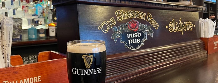 The Shannon Rose Irish Pub is one of Daniel & Sinead.