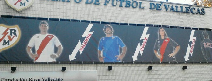 Estadio de Vallecas is one of Campos de fútbol.