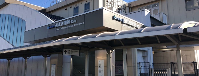 Seibu-Tachikawa Station (SS35) is one of 私鉄駅 新宿ターミナルver..