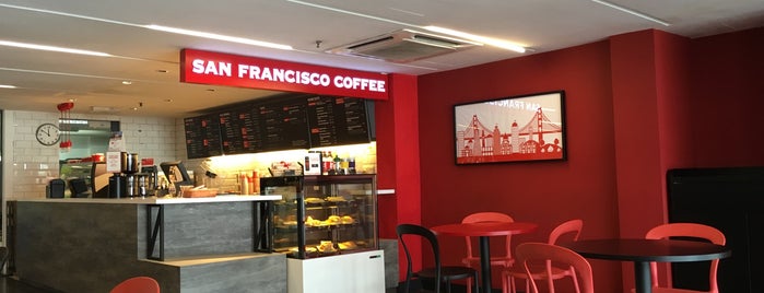 San Francisco Coffee is one of Locais curtidos por V.