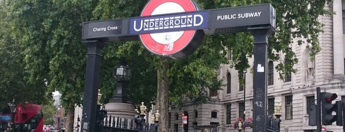 Charing Cross London Underground Station is one of London eats/drinks/shopping/stays.