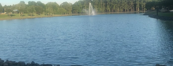 Pineville Lake Park is one of Charlotte w/ Oliver.