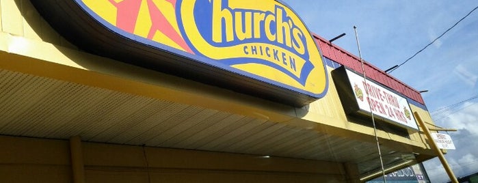 Church's Chicken is one of สถานที่ที่ Kristine ถูกใจ.