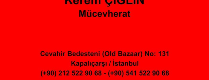 Kerem Ciglin Istanbul is one of Lieux qui ont plu à Kerem.