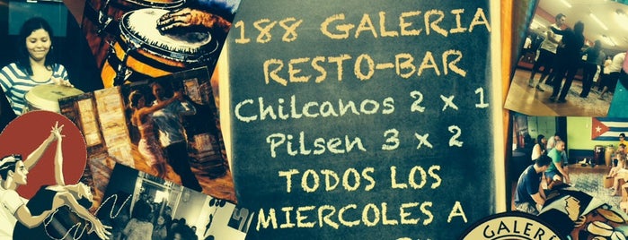 188 Galería Café/ Resto-Bar is one of PLACES.