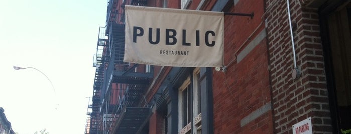 PUBLIC is one of Chris' NYC To-Dine List.