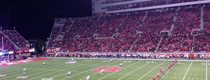 Rice-Eccles Stadium is one of NCAA Division I FBS Football Stadiums.