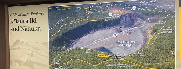 Kīlauea Iki Crater Trailhead is one of Big Island recs - Oct 2019.
